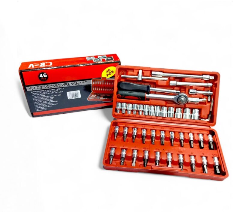 Llave Tubo 46pcs Caja Roja