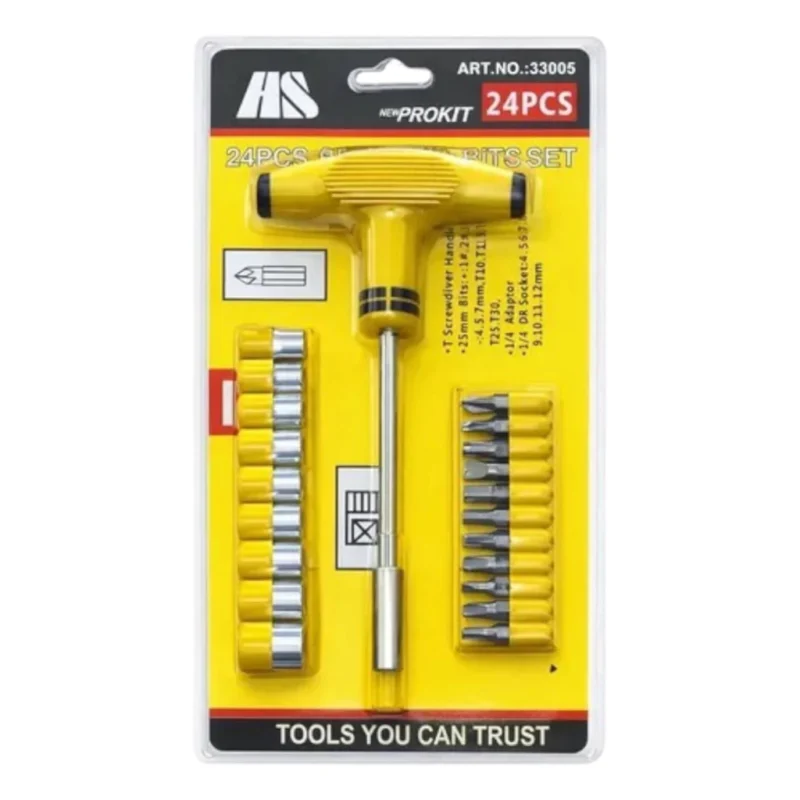 Llave T 24 Piezas 33005