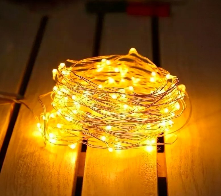 Luz Alambre Calido 3m
