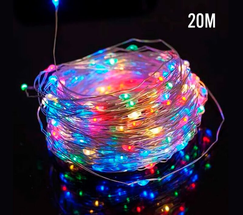 Tira LED Rgb y Calida 20 m a 220v