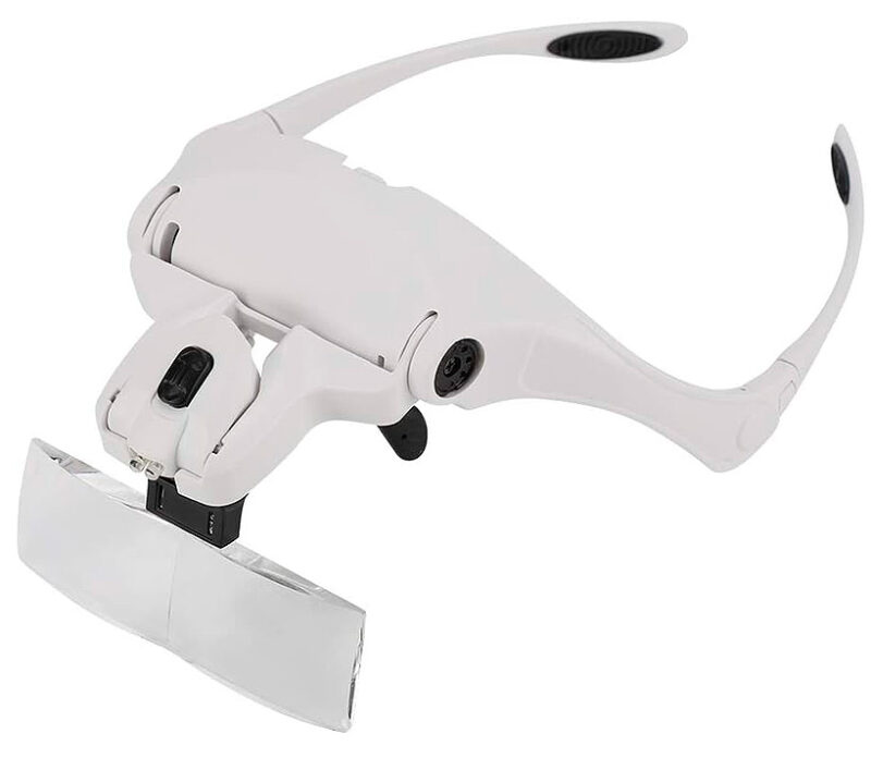 Lupa Vincha Luz LED Ajustable