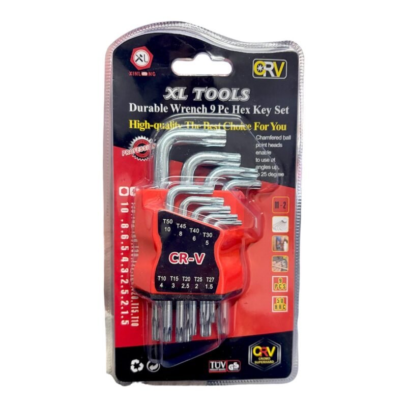 Juego Llave Torx 9 Piezas Chico
