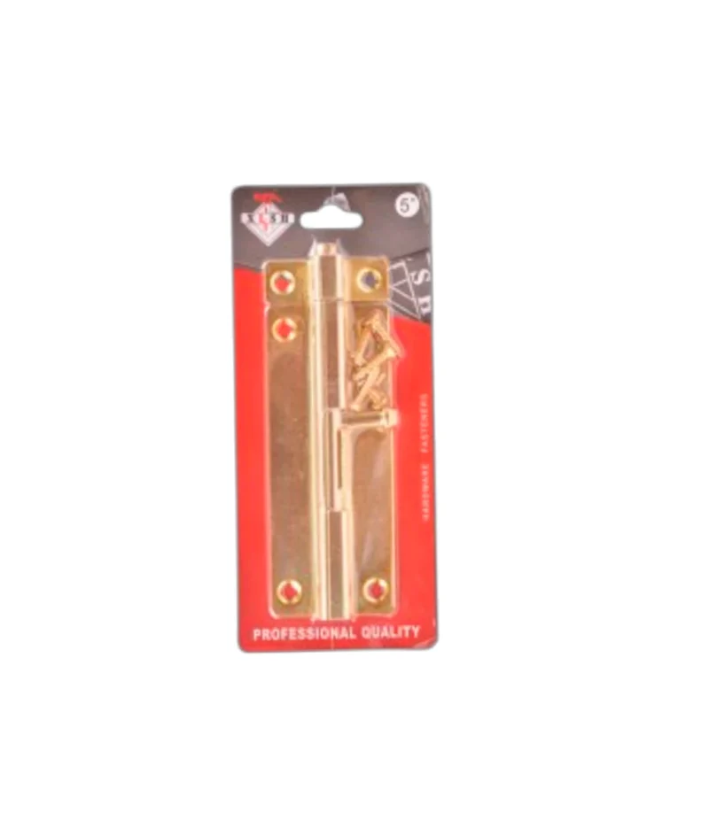 Pasador Dorado 5" Blister con tornillos