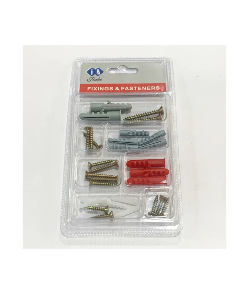 Blister Tornillos y Tarugos de Varias Medidas