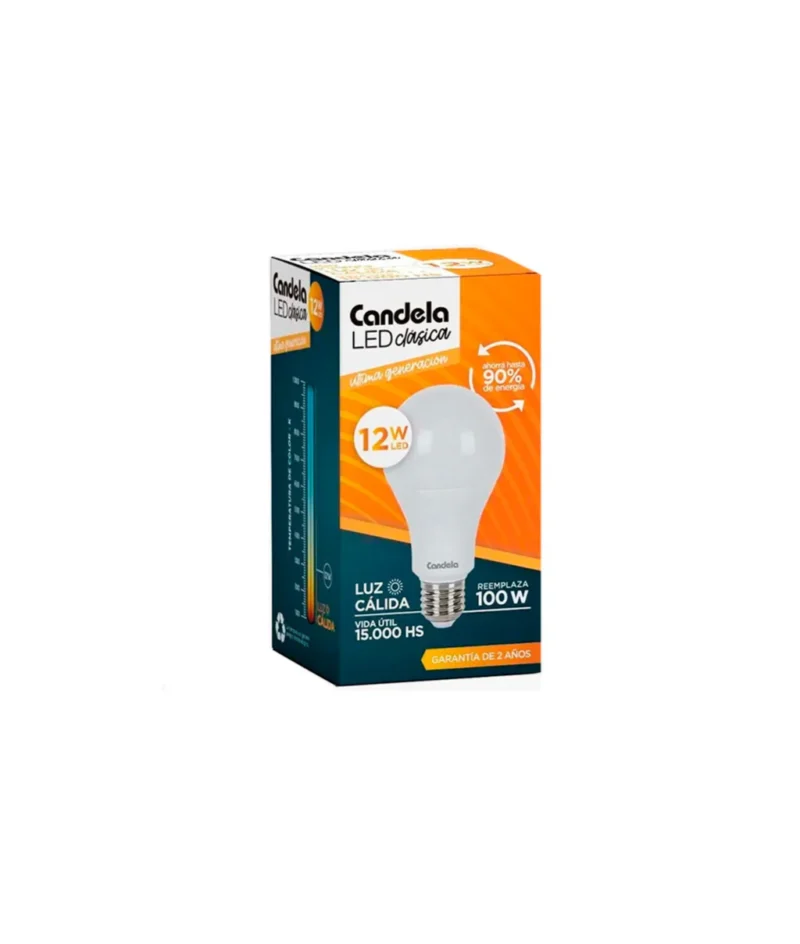 Candela Lampara 10w Calido Calido