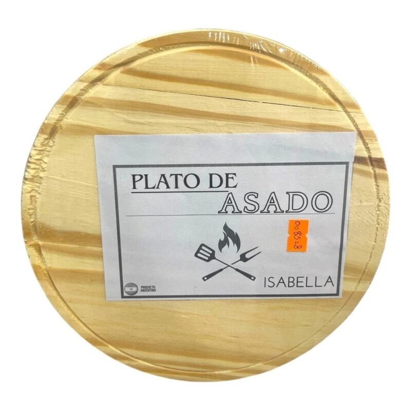 Tabla de asado de madera 24 cm
