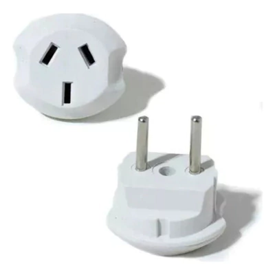 Adaptador Enchufe pata redonda 6672