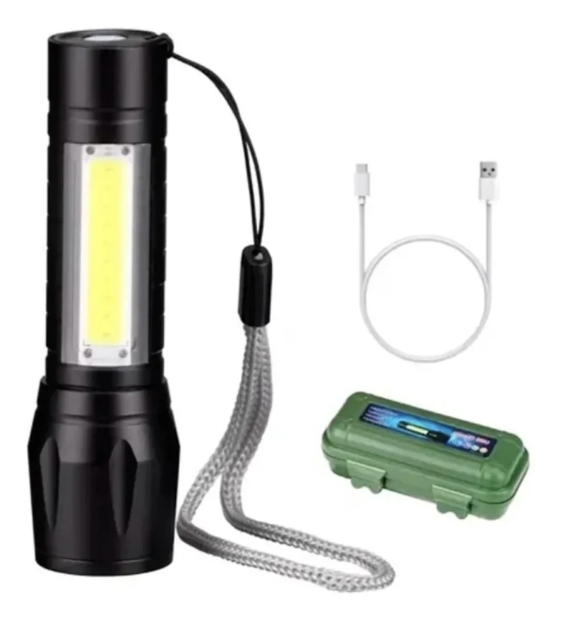 Mini Linterna Táctica Led Recargable x-144