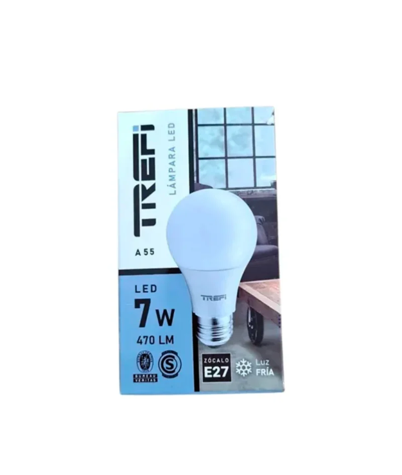 Trefilight Lampara LED Fria/calida e27 7w / Calido