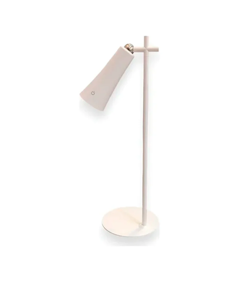 Lampara Mesa Magnet Blanco 3w Calido recar.1800mah