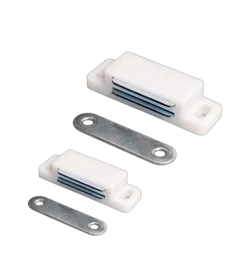 Reten Magnético 42 mm Simple PVC Blanco