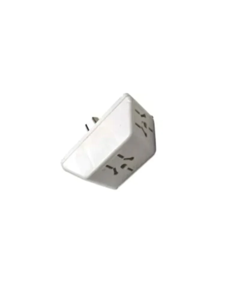 Toma Triple Adaptador 3 Patas Blanco