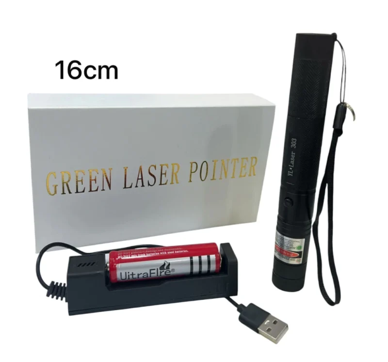 Puntero Laser Verde 16 cm con pila