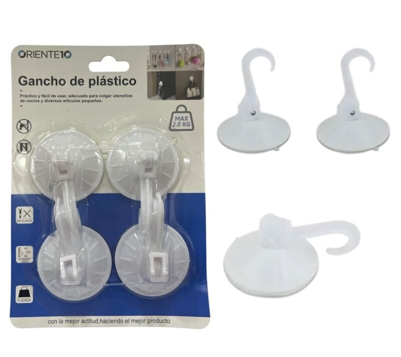 Gancho con Sopapa *4pcs