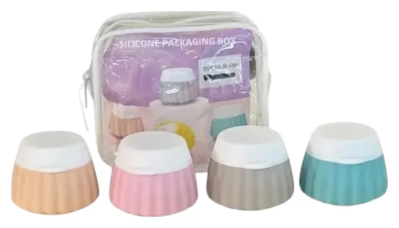 Set Portacosmetico Silicona *4pcs