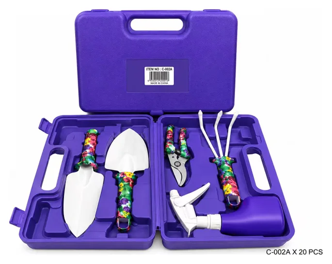 Set de Herramientas de Jardin 5pcs Violeta