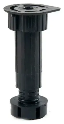 Pata Plástica Regulable 98 a 115 a 152 mm a 152 mm / 145 a 175 mm
