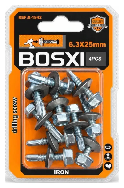 Tornillo 6,3 x 25 mm X-1942 4pcs