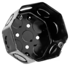 Caja Octogonal Chica/ Rectangular 5 x 10 Chapa Ciocca Caja Octogonal Chica Chapa