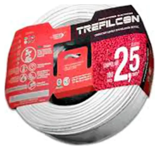 Trefilcon Cable 1 x 2,50mmx100m Colores Celeste