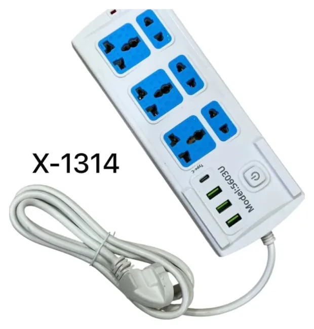 Zapatilla Alargue 3 USB X-1314 5603u