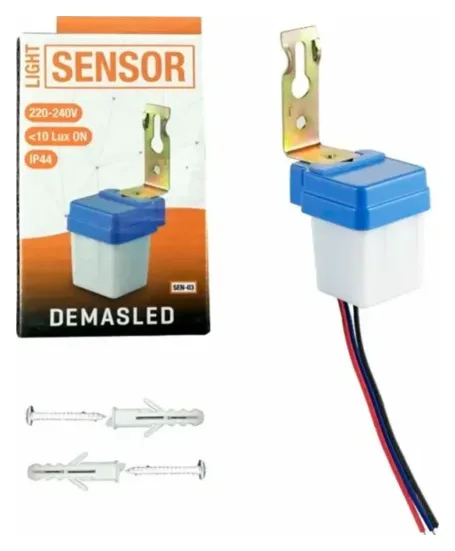 Sensor de Luz 6a ip44