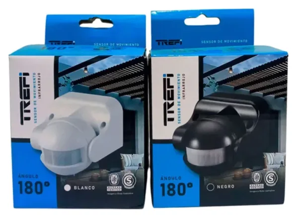 Trefi Sensor de Movimiento Blanco y Negro 180 im1901001