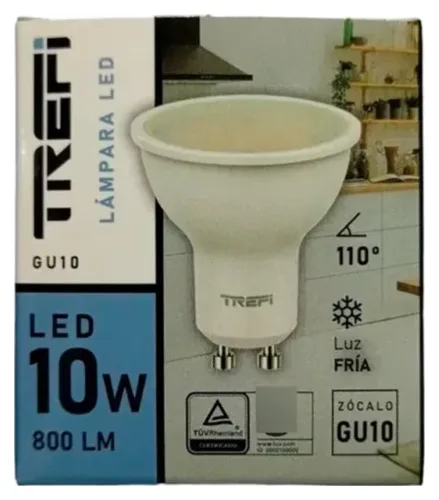 Trefilight Dicroica LED Fria/calida 10w / Frio