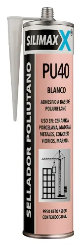 Silimax Sellador Poliuterano 310ml Blanco / Gris / Negro