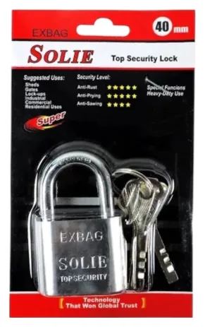 Candado Solid Corto 40 mm x-225