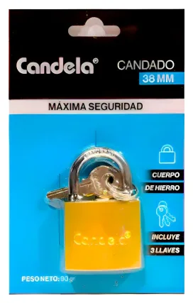 Candela Candado de Hierro 32 mm