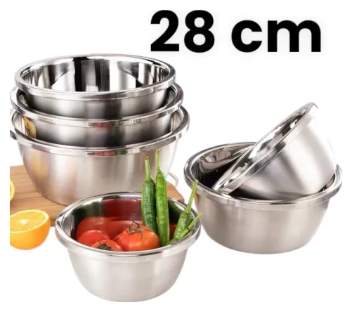 Bowl Acero Batidor 28 cm x-628