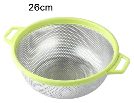 Colador Mango Plast. 26 cm