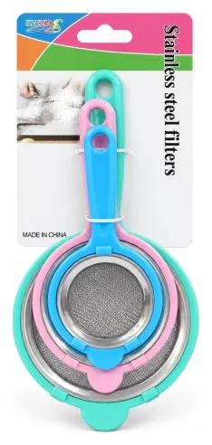 Colador x 3pcs de colores