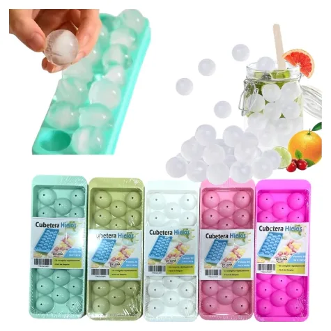Cubetera Hielo 20 Bolitas 24 x 19