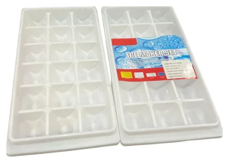 Cubeteras Plasticas Set x 2 Ice maker