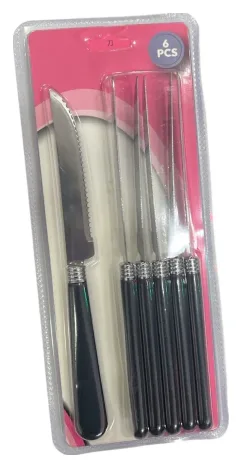 Cuchillo *6pcs Stainless Steel