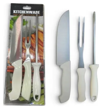 Cuchillo Con Chaira x 3PC