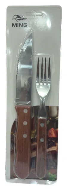 Cuchillo y tenedor Ming