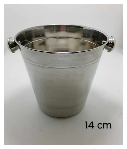 Hielera Frapera Balde Hielo De Acero Inoxidable 14CM
