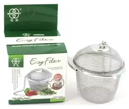 Infusor De Te En Hebras Acero Inoxidable Colador Filtro