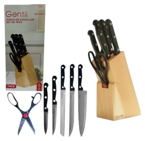 Juego cuchillos de 7pcs