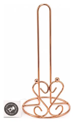 Porta rollo de cocina de metal con forma de corazón 2397