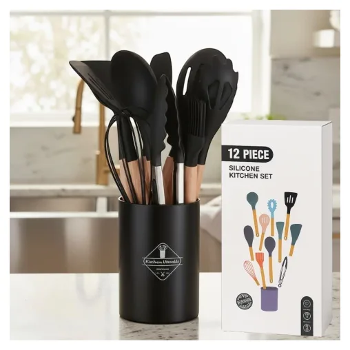 Set de Utensillos 12pcs Silicona Ab-20463