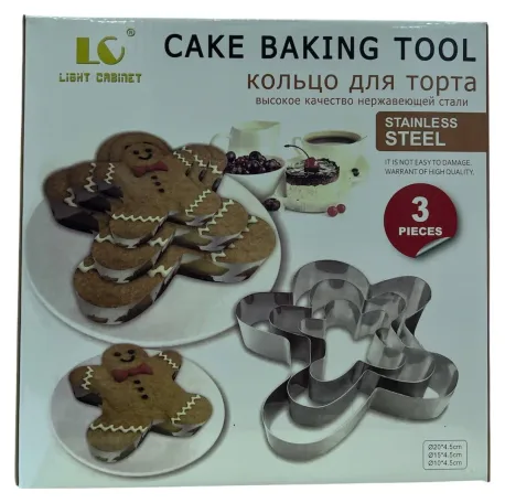 Moldes cortantes 3pcs