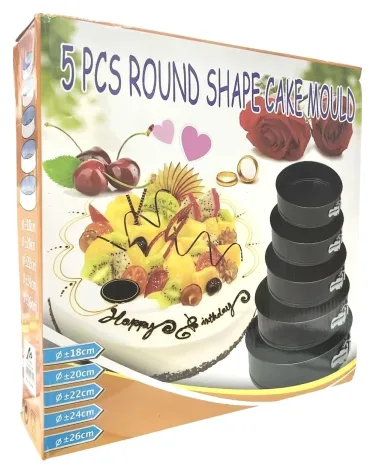 Set Moldes Redondo 5pcs Desmontable