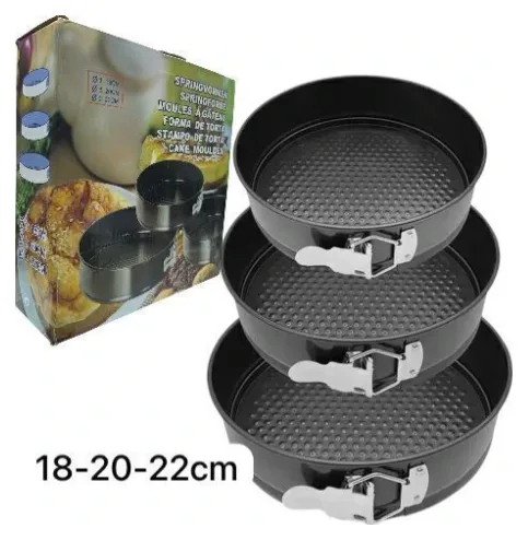 Set de molde x 3 18+20+22 cm x-1696
