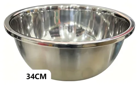 Bowl de acero inoxidable 34 cm