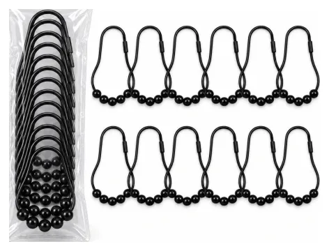 Ganchos para cortinas x 12pcs 29884