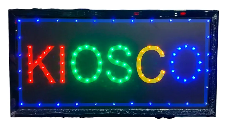 Cartel Kiosco Multicolor Diseño Nuevo